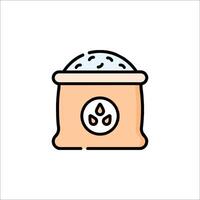 A small container with a plant inside it vector