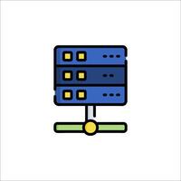 Server icon illustration vector