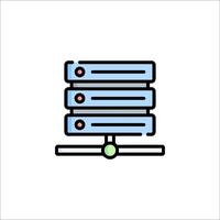 A server icon on a white background vector