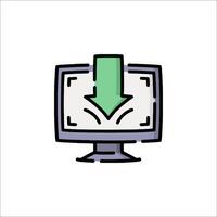 Download icon illustration vector