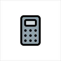 A calculator icon on a white background vector