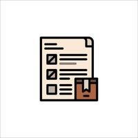 Checklist icon illustration vector