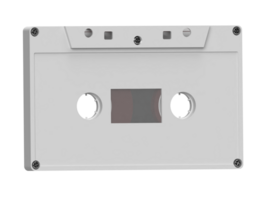 Front View Tape Cassettes Mockup 3D Render png