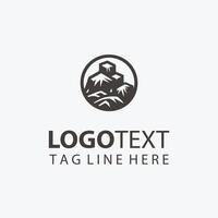 Lapis Flow stone logo vector