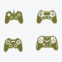 Quantum Game Pad Controller Collection Logo vector