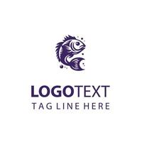 Sea Nectar Fish Logo vector