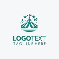 The Enchanting Troupe circus logo vector