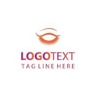 Flutter And Blink Eye Lash Logo vector