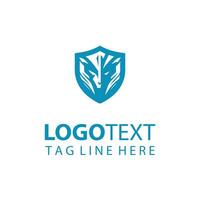 Secure Shield Logo Design vector