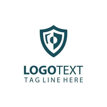 proteger atención logo diseño vector