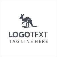 Aussie Bound Kangaroo Logo vector