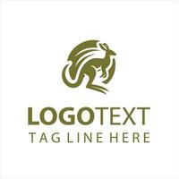 Kanga Jump Kangaroo Logo vector