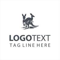 Aussie Leaps Kangaroo Logo vector
