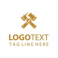 Razor Axe Axe logo vector