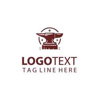 Lightning Torch Welding Logo vector