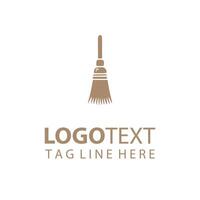 Fast Sweep Broom Logo vector