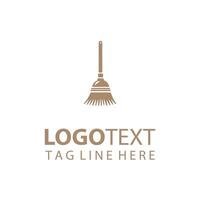Sweep Edge Broom Logo vector