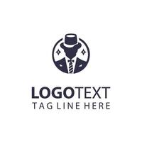 Class And Charm Gentleman Logo vector