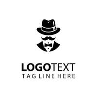 Majestic Dapper Gentleman Logo vector