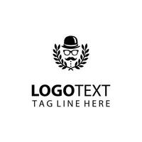 Stately And Refined Gentleman Logo vector