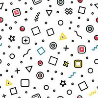 a colorful pattern with geometric shapes and lines vector