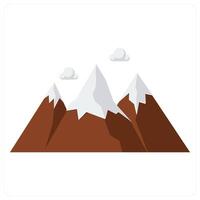 Hills and beach icon concept vector