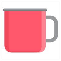 Cup and hot icon concept vector