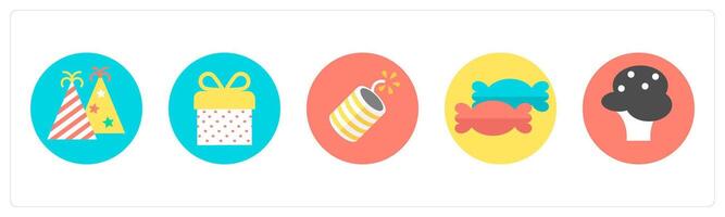 A set of 5 mix icons as garage, car repair, call service vector