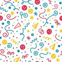 a colorful pattern with stars, stars, and other shapes vector