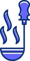 Ladle Filled Slip Style Icon vector