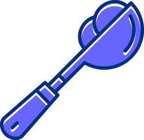 Scoop Filled Slip Style Icon vector