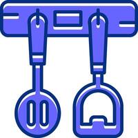 Rack Filled Slip Style Icon vector