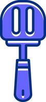 Skimmer Filled Slip Style Icon vector