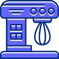Mixer Filled Slip Style Icon vector