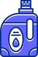 Detergent Filled Slip Style Icon vector