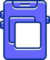 Screen mirroring Filled Slip Style Icon vector