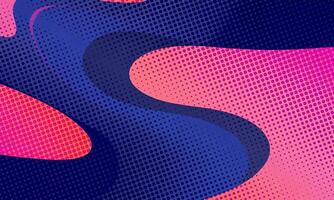 Abstract Colorful Wave Patterns with Dots in Vibrant Blue and Pink Hues for Artistic Design video