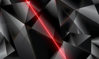 Abstract Geometric Composition Featuring Dynamic Angles and Striking Red Highlights in a Dark Environment video
