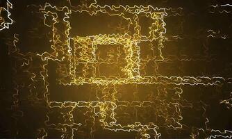 Abstract Digital Art of Vibrant Yellow and White Light Patterns Creating Intricate Designs video