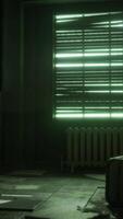 dark inside an abandoned decaying mental hospital video