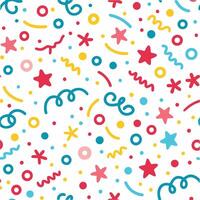 a colorful pattern with stars and stars vector