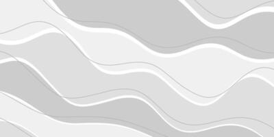 wave pattern gray background, aesthetic design. vector