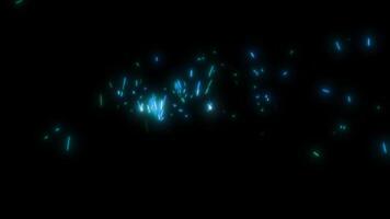 spark effect loop animation video