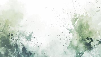 Hand drawn Abstract watercolor background texture. Brush stroked painting green pastel color watercolour horizontal backdrop vector