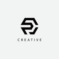 Alphabet CP Logo Design with Letters C and P. vector