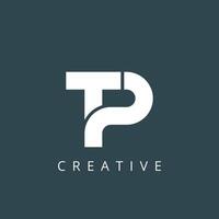 Creative minimal PT TP letter business logo initial based Monogram icon . vector