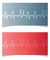 Heartbeats image background vector