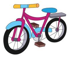 Bicycle isolated on a white background vector