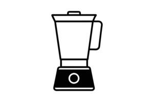 blender icon illustration on white background vector