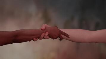 An Expressive Hand Gesture Set Against a Beautiful and Abstract Background Creating Impact video